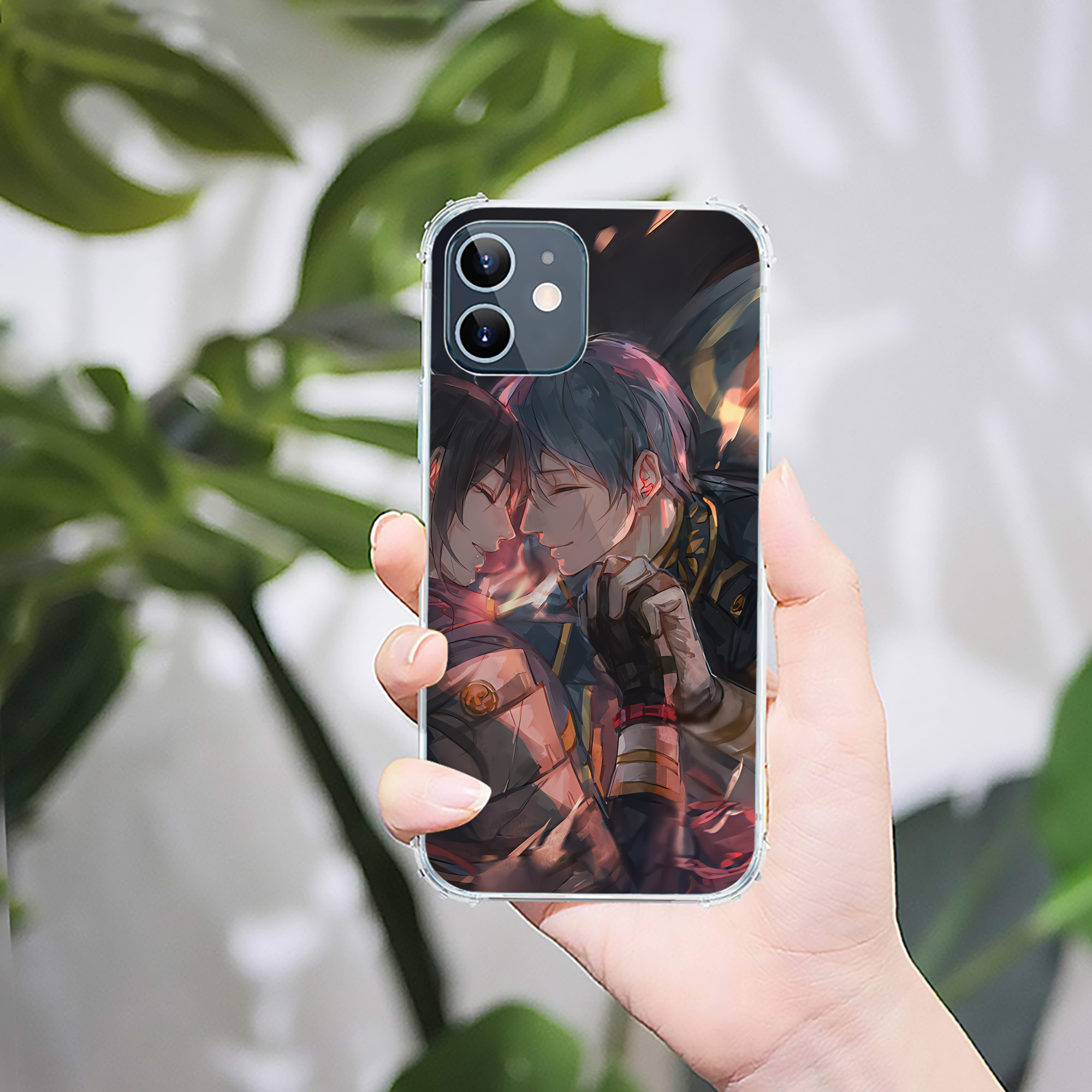 （画像用） 刀剣乱舞 Touken Ranbu 【iPhone 12シリーズ対応】透明スマホケース（クリアソフトケース）